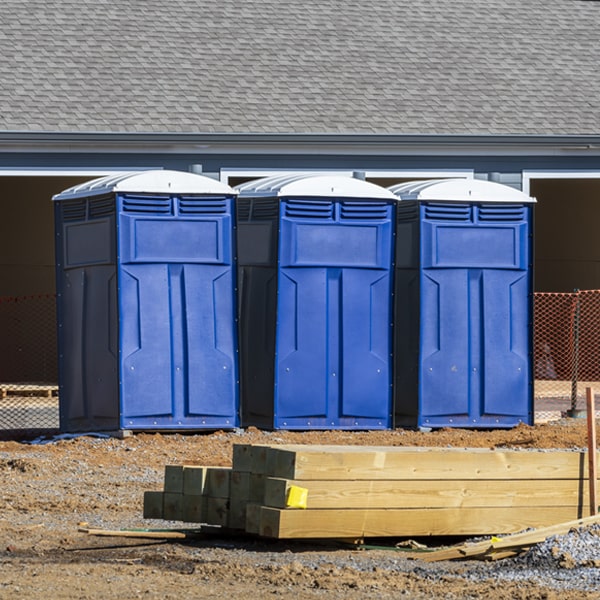 how far in advance should i book my porta potty rental in White Shield